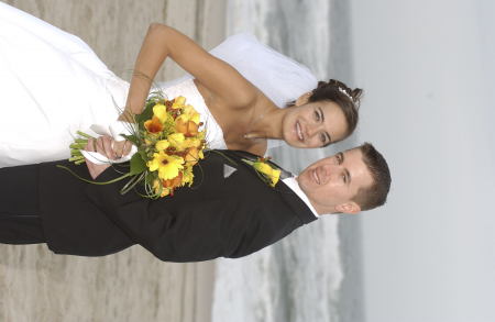 Our wedding in LBI April 23, 2005