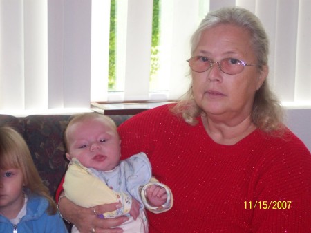 2007 Me today & grandson David (3mo. old)