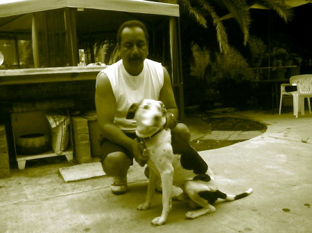 Me and my dog Zero