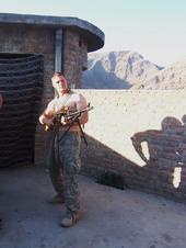 My son as Rambo, now serving in Afghanistan