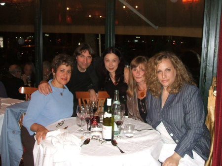 Dinner in Paris with friends
