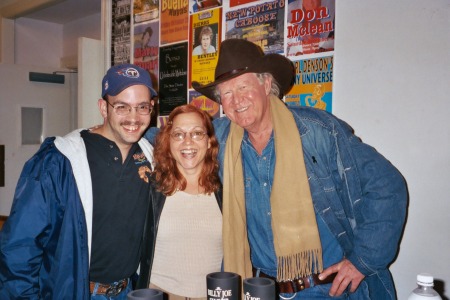 Me, Debbie, and Billy Joe Shaver