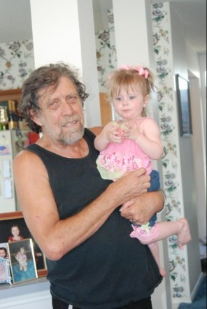 My dad Jack and my granddaughter