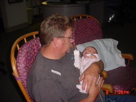 Grandpa and newest grand daughter