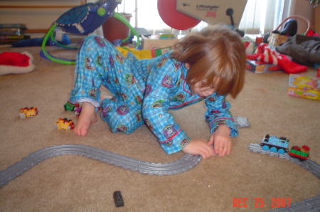 Track master at work.