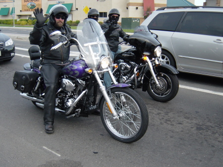 me and friends on a toy run last year