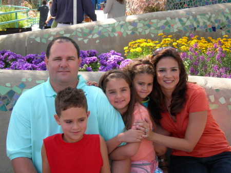 Family Pic at Disneyland