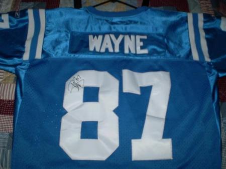 Reggie Wayne signed jersey