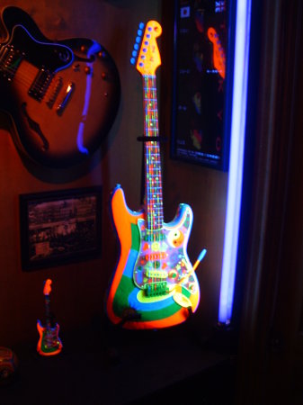 Jim's strat (painted in dayglo)