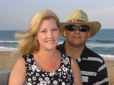 Wendy & Billy on beach at the Outer Banks