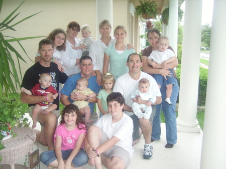 Me, My Husband and 5 children...and closest friends