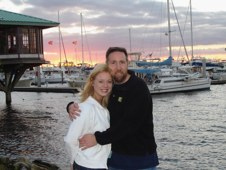 My fiance and I in Florida-She rocks!