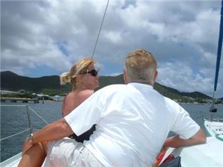 MaryCeleste & Jim aboard Brazil Nuts