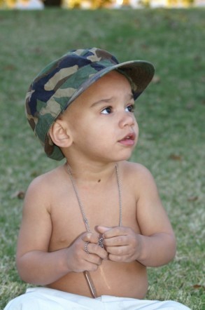 My grandson, Jordan, age 2