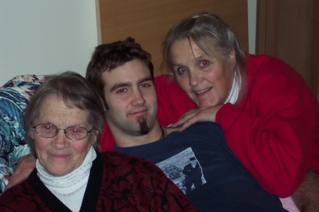 Mummu, Micha and me at the back.