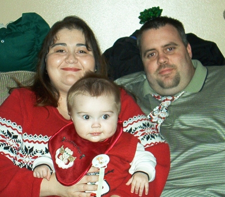 1st Christmas Family Photo