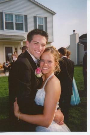 my son Scott and his fiance Alicia 2004