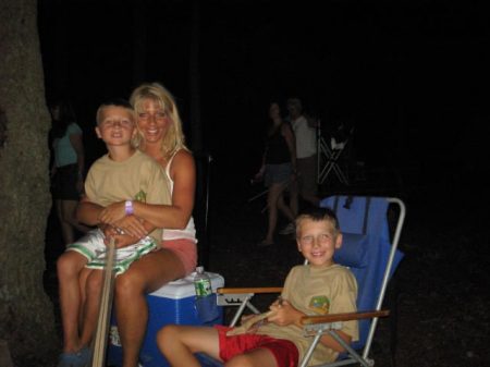 camping with my boys in Wading River 2007