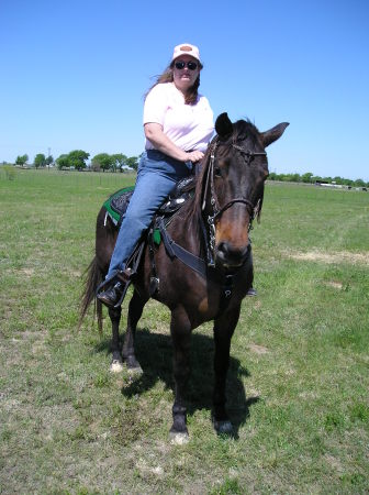 Me on a borrowed horse, Dart Vador.