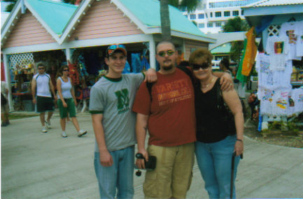 Wesley, James and Me in Nassau 2007
