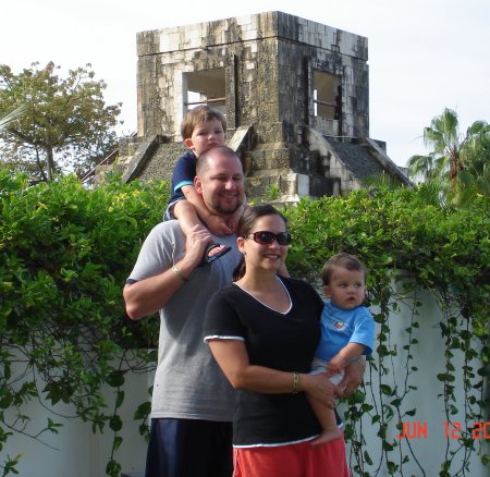 Water Pyramid at resort in Mexico