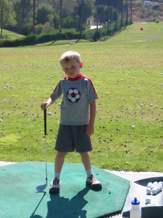 Noah Loves To  Play Golf