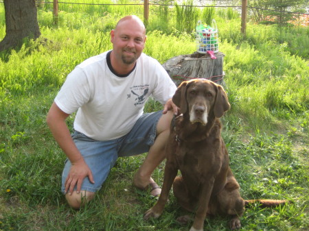 My husband and Ginger