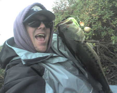 7 lb largemouth bass found XMAS 2006