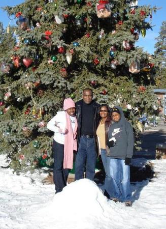 Family at Big Bear Resort