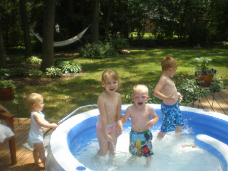 4 of our 5 grandkids !
