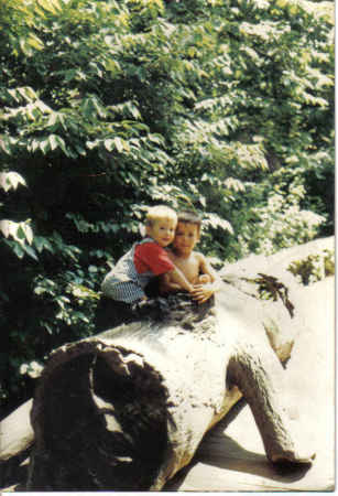 Dennis Jr and Jimmy at the Bronx Zoo