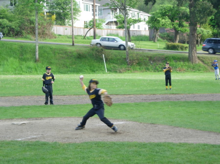 Roman's pitching Debut