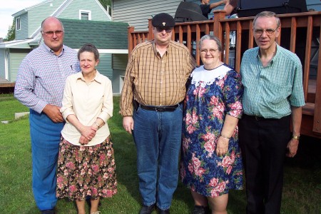 A family get together in 2007