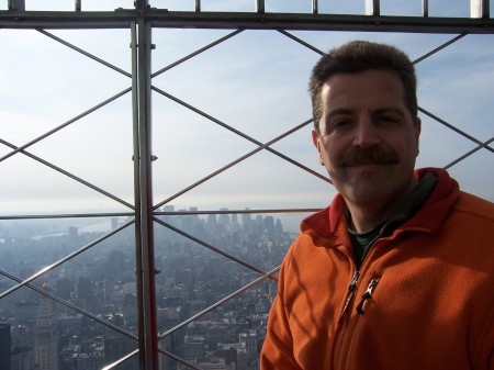 Me at the top of the Empire State Bldg