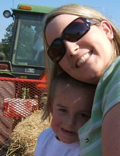 Me and Jayden at the Pumpkin Patch