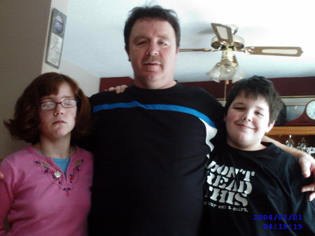 My youngest Children and Hubby, Amanda, Steve and Justin