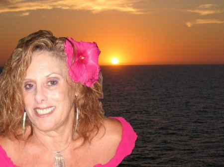 Me with a beautiful Kona Sunset taken off the cruise ship "Star of Aloha" (7-07)