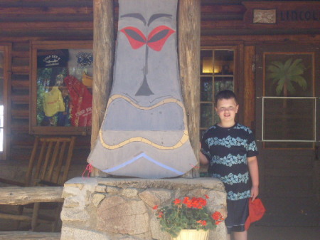 Andrew at YMCA camp