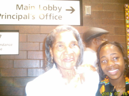 Grandmother and daughter(8th grade graduation)