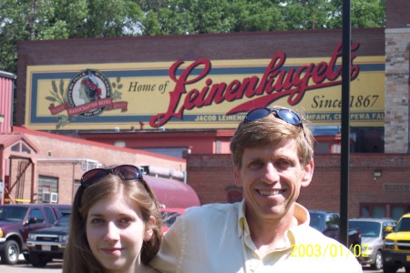 Jim and Bridget at the Leinenkugel Brewing Company