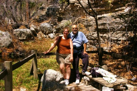 Pete and I at Smith Spring