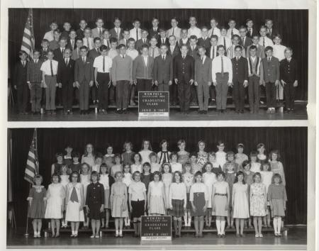 Memphis Elementary 1967 graduating class