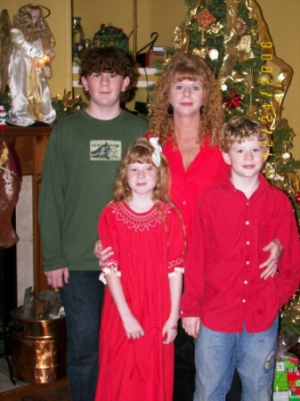 My children and myself Christmas 06