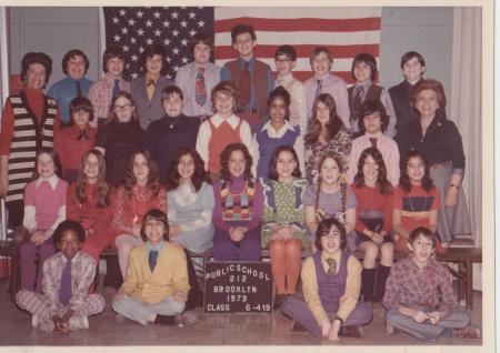 Betty Sacco's 6th Grade Class 1972-73