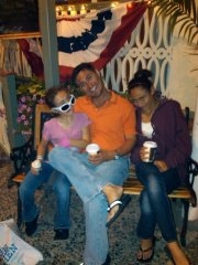 Jose Aguilera and his two baby girl's...