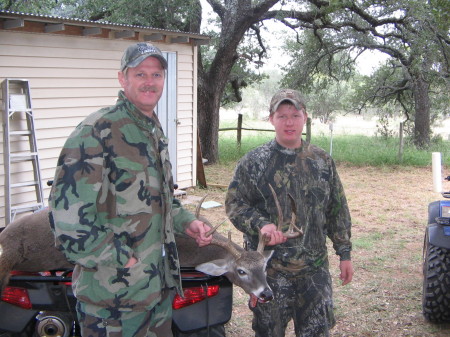 Chase & me Deer Hunting