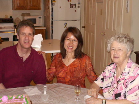 Me, Sherry my wife and Mom May 2007