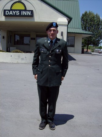 Our handsome son, PFC Tom Love