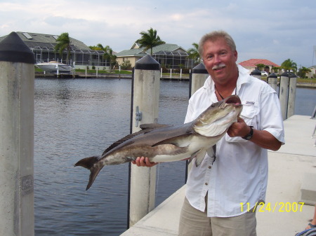 Al fishing at home in Florida