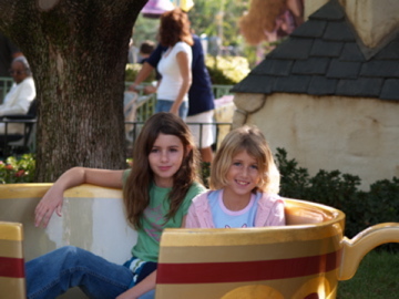 Girls at Disney 2005